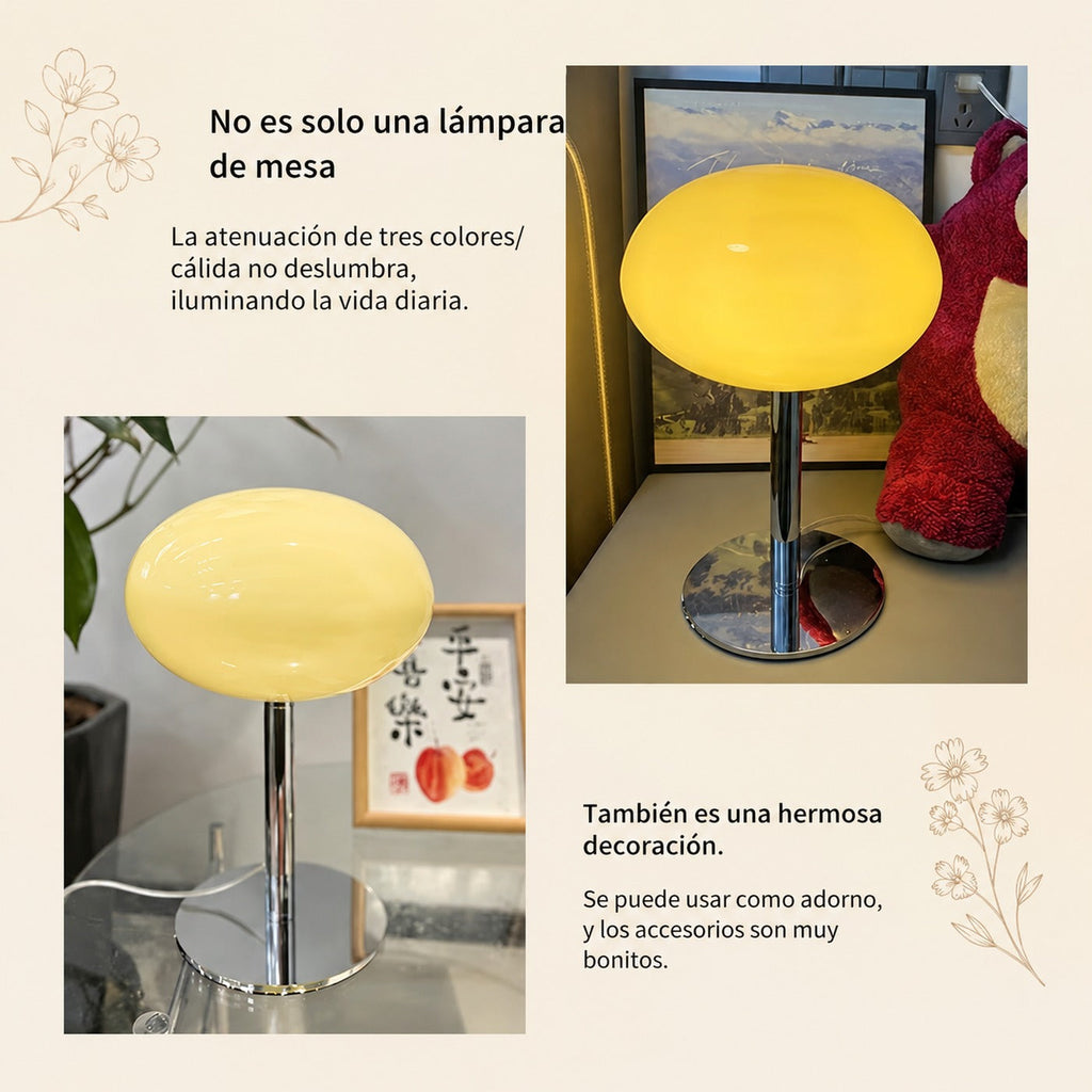 La Lumi Moon como lámpara de mesa y como decoración