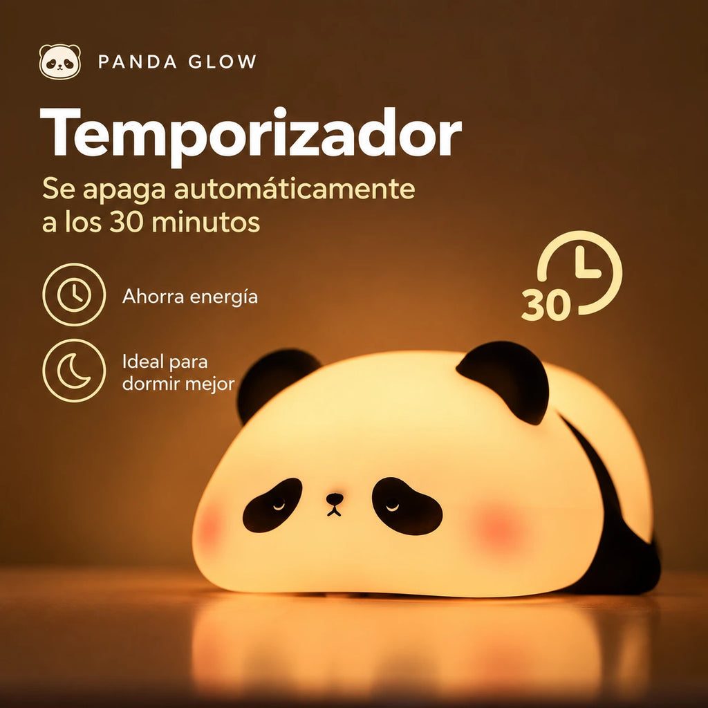El temporizador del Panda Glow: se apaga solo a los 30 minutos